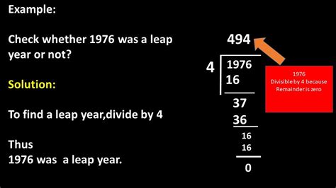 How To Find Leap Yearmaths Basicscentury Leap Yearschool Subjects Basics Youtube