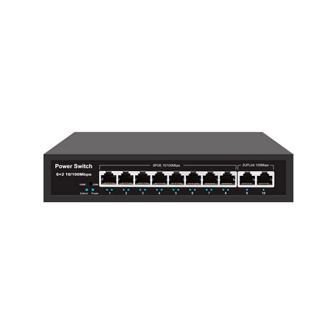 High Quality 8 Port Poe Switch 2 Rj45 Uplink Ports 120w Power Unmanaged Realtek Poe Switch Buy