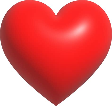 Red Heart Shape Icon Like Or Love Symbol For Valentines Day 3d