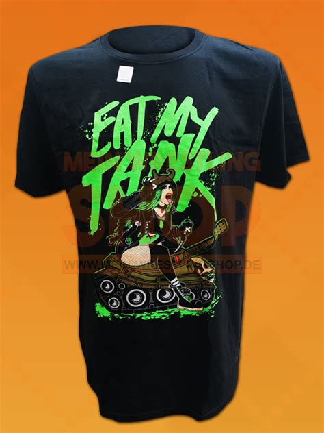 Wwe Shotzi Blackheart Eat My Tank Authentic T Shirt