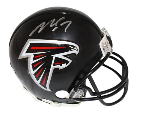 Michael Vick Autographed Atlanta Falcons TB Mini Helmet Beckett