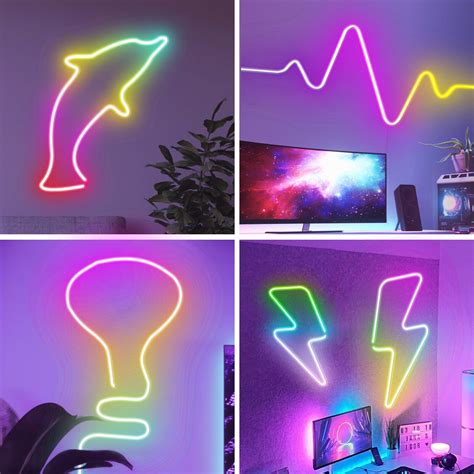 Wifi Smart Led Strip Neon Flex Rope Lights Ip67 Rgbic Effect Chasing