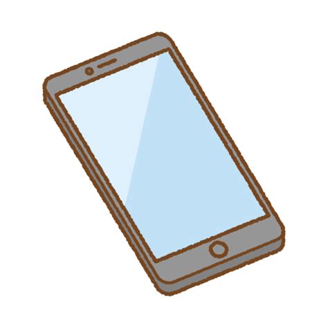 斜めから見たスマートフォンのイラスト 商用OKの無料イラスト素材サイト ツカッテ