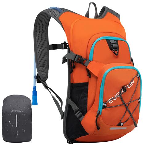 Everfun Hydration Backpack 18l Hiking Pack With Water Bladder 2l67oz Pouch Insulated Hydropack