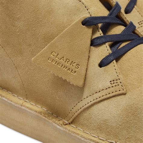 Clarks Originals Desert Coal Maple Suede End Us