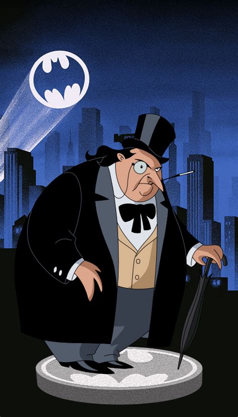 Penguin Batman Comic Art Batman The Animated Series Batman