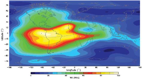 Mapa Global Da Ionosfera Produzido Pelo International Gnss Service Download Scientific Diagram