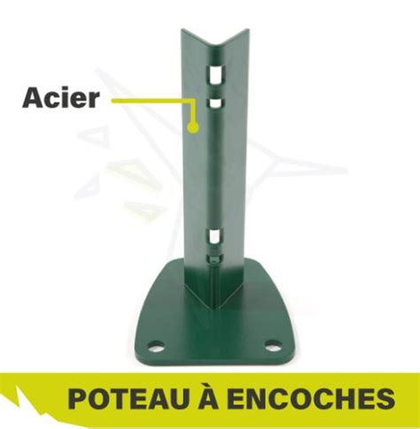 Platines Pour Poteau De Grillage Rigide