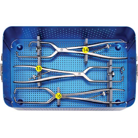 Pelvic Reconstruction Plate Instrument Set Orthopedic Drills