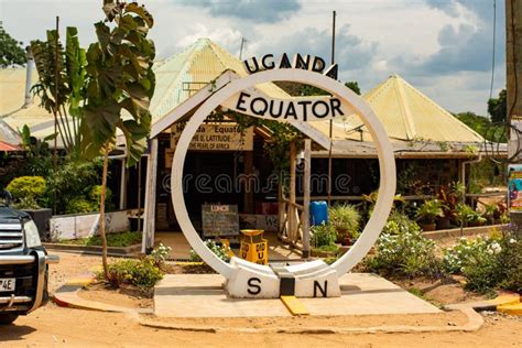 Equator Landmark Demarcation In Uganda Editorial Photo Image Of