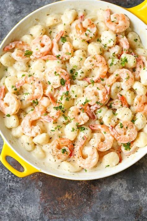 Shrimp And Gnocchi With Garlic Parmesan Cream Sauce Recipe CUCINA DE YUNG