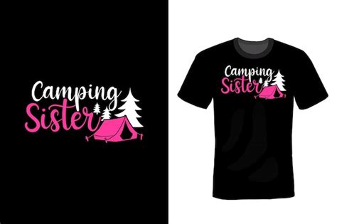 Premium Vector Camping T Shirt Design Typography Vintage