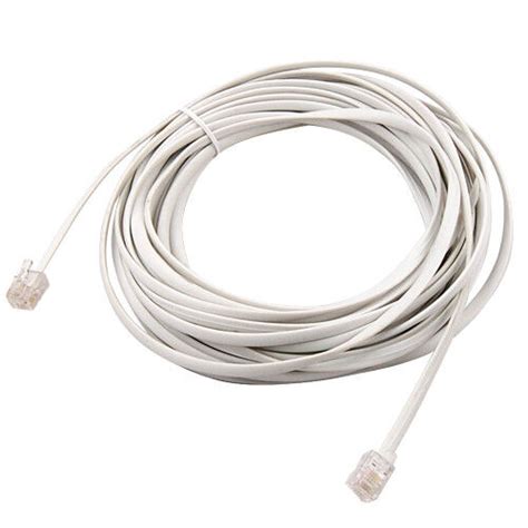 M High Speed Broadband Internet Adsl Cable Lead Rj White Modem