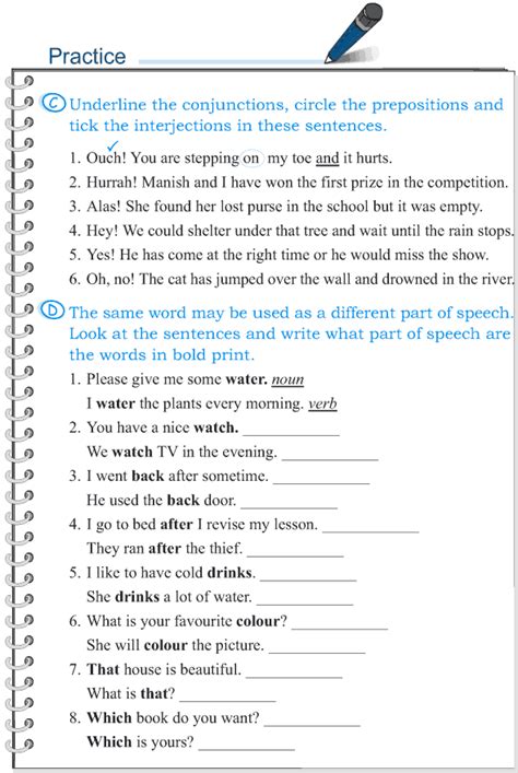 Grammar Worksheets Th Grade Grammar Worksheets For Grade