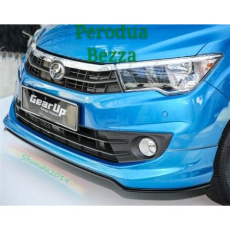 Perodua Bezza Gaer Up Style Front Skirt Skirting Bumper Lower