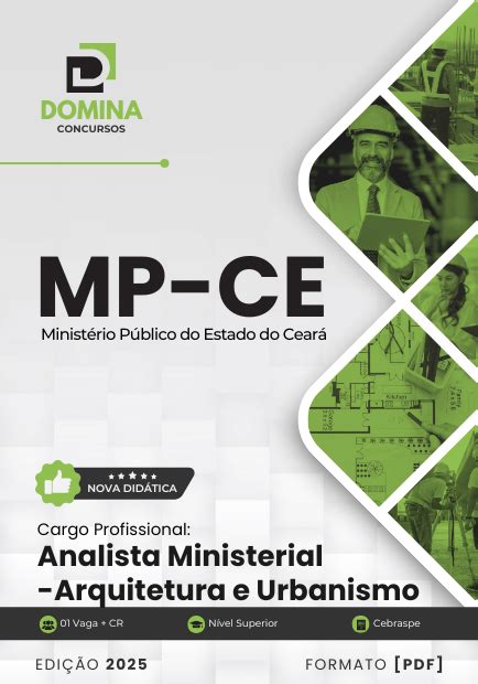 Apostila Analista Ministerial Arquitetura E Urbanismo MP CE 2025