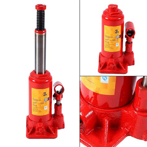 3T Heavy Duty Hydraulic Bottle Jack Car Lifter Truck 4WD Repair Tool AU