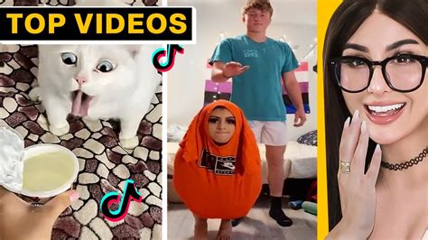 I Watch The Funniest Tiktoks While On The Toilet Sssniperwolf Youtube