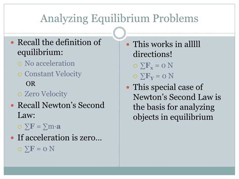 PPT - Analyzing Equilibrium Problems PowerPoint Presentation, free ...