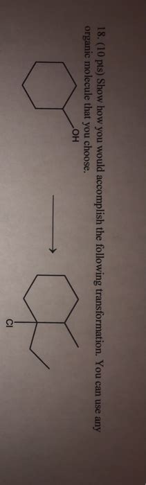 Solved 18 10 Pts Show How You Would Accomplish The Chegg