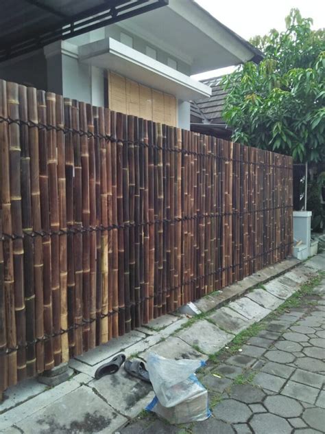 Jual Pagar Bambu Wulung Murah