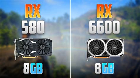 Rx 580 Vs Rx 6600 How Big Is The Difference Youtube