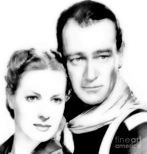 John Wayne Maureen O Hara Photograph by Elizabeth Duggan - Fine Art America