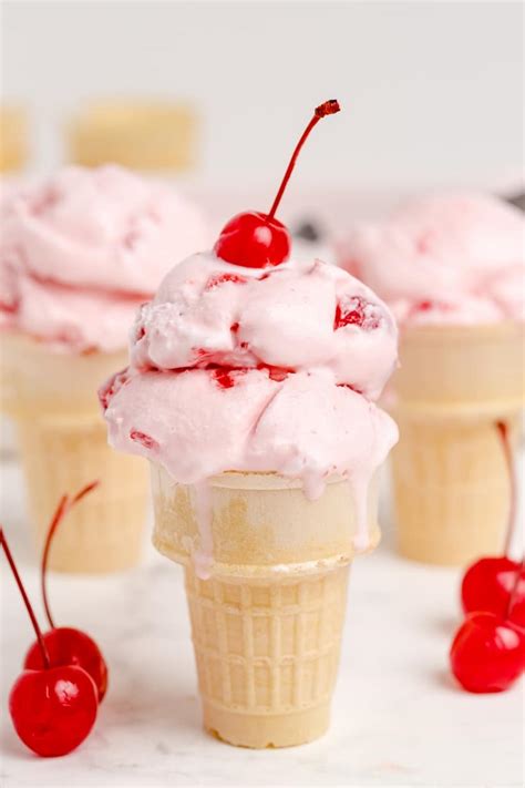 Maraschino Cherry Ice Cream