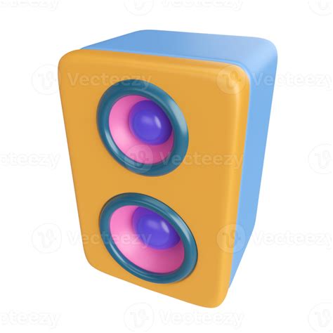 Speaker 3d Illustration Icon 13249721 Png