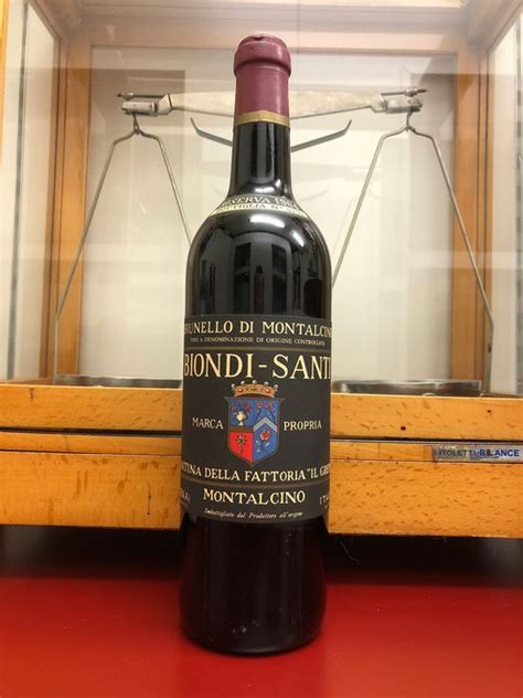 Biondi Santi Tenuta Il Greppo Brunello Di Montalcino Catawiki