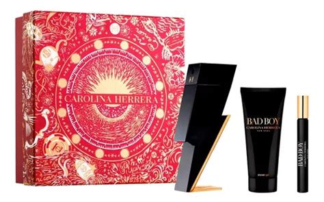 Set Perfume Caballero Carolina Herrera Bad Boy Edt 100ml MercadoLibre