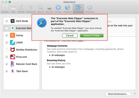 How To View Add And Remove Safari Extensions On Mac