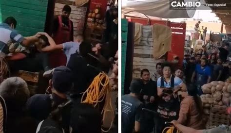 Video Ladycinturonazos Intenta Frenar Brutal Pelea En Central De Abasto