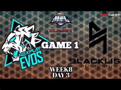 Blacklist Vs Nexplay Evos Game Mpls W D Youtube