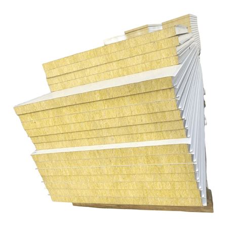 Fireproof Insulated Rock Wool EPS PU Sandwich Wall Panel Design Roof