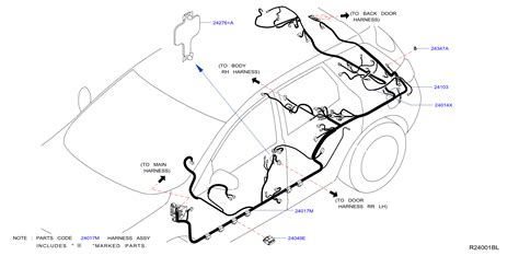 2021 Nissan Murano Wagon Le Roof Connector Fusible Link Seats Engine Taiheiyouseikou 24370