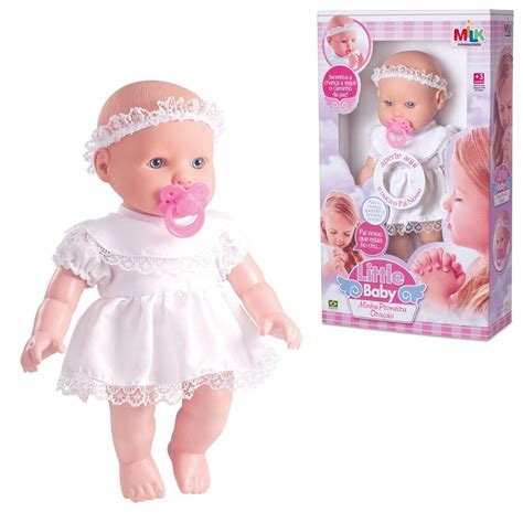 Boneca Baby Minha Primeira Ora O Reza O Pai Nosso Milk Brinquedos