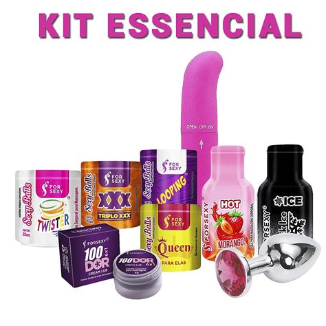 KIT ESSENCIAL Tulipa Sex Shop Loja Sexy Shop