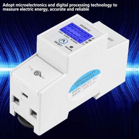 Energy Meter A V Hz Lcd Single Phase Energy Meter Wattmeter