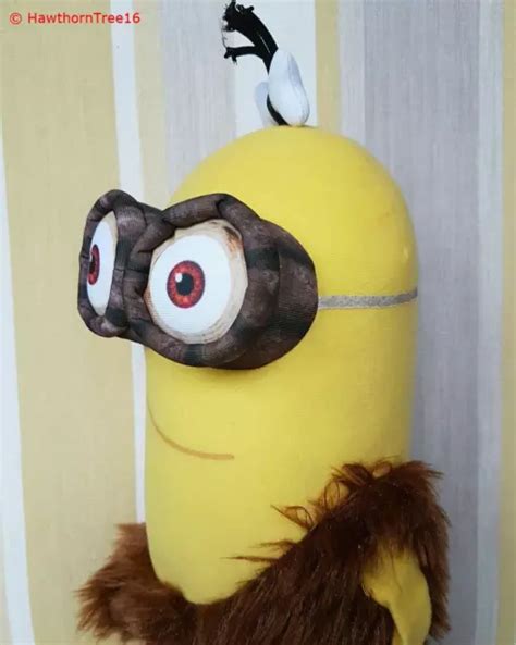 Minions Cave Man Kevin 3d Minion From Despicable Me 35cm Soft Toy Plush