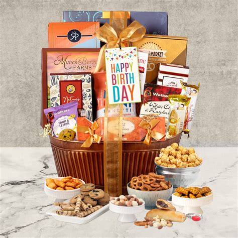 Buy Our Grand Birthday Gift Basket At Broadwaybasketeers