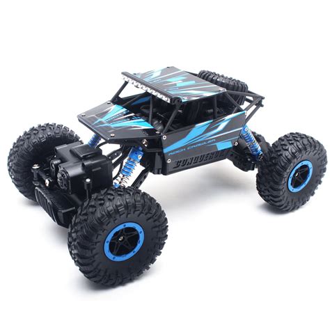 Speed 1:12 4WD RC Rock Crawler Truck With LED Lights ...