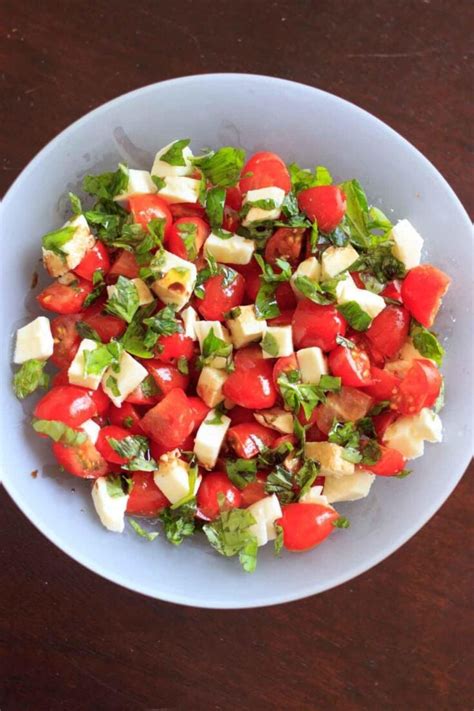 Chopped Caprese Salad Recipe 5 Ingredients 10 Minutes