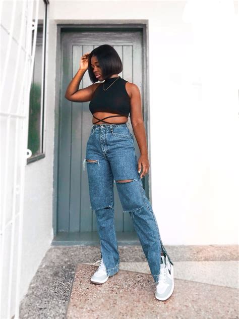 Crop Top Ripped Jeans Outfits Shop Now