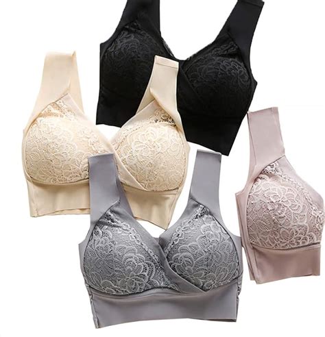 ALILILI Rosy Lift Bra Plus Size Comfort Extra Elastic Wireless