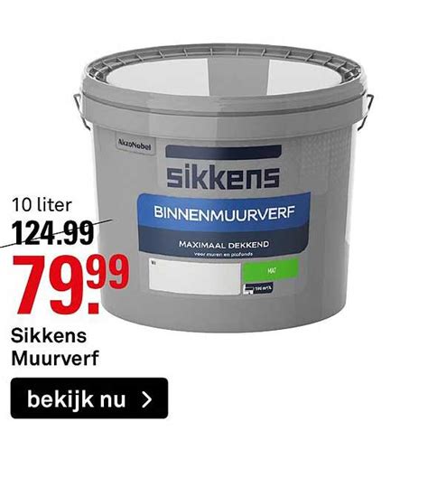 Sikkens Muurverf Aanbieding Bij Karwei 1Folders Nl