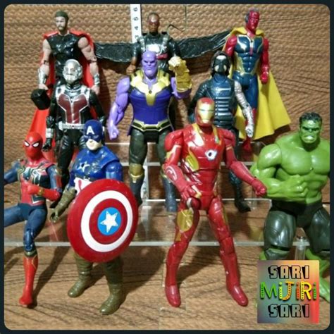 Marvel Avengers Thor Falcon Vision Mr Fantastic Dr Lizard Spiderman