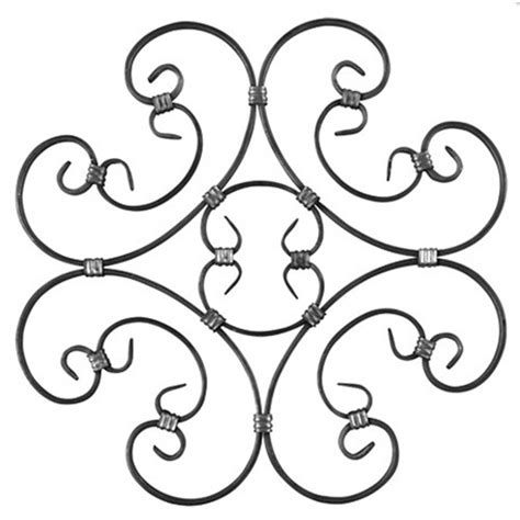 13012 Decorative Wrought Iron Rosettes For Gate Fence And Staircase