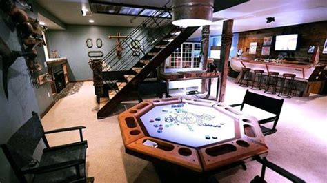 60 Basement Man Cave Design Ideas For Men - Manly Home Interiors