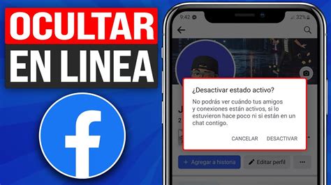 C Mo Quitar El Estado Activo En Facebook Youtube